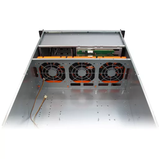 Inter-Tech IPC 4U-4410 Rack Fekete