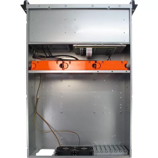 Inter-Tech IPC 4U-4410 Rack Fekete