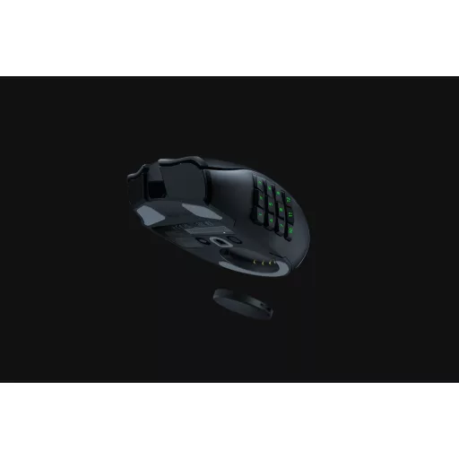 Razer Naga V2 Pro egér Játék Jobbkezes RF Wireless + Bluetooth + USB Type-C Optikai 30000 DPI
