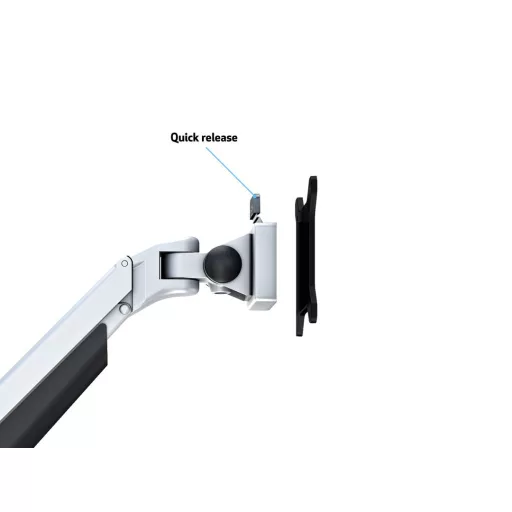 Multibrackets 7198 asztali TV konzol 81,3 cm (32") Ezüst