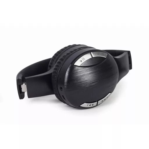 Gembird BTHS-01-BK fejhallgató és headset Vezetékes és vezeték nélküli Fejpánt Hívás/zene Micro-USB Bluetooth Fekete