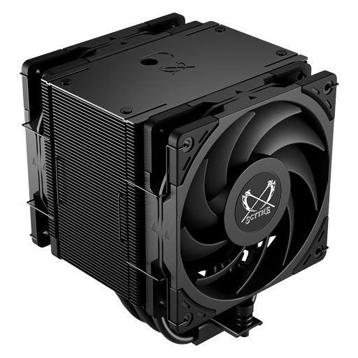 Scythe Mugen 6 Dual Fan Black Edition Processzor Ventilátor 12 cm Fekete 1 db