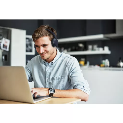 JVC HA-S36W Headset Vezeték nélküli Fejpánt Hívás/zene Bluetooth Kék