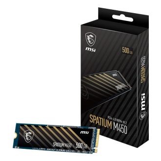   MSI Spatium M450 PCIe 4.0 NVMe M.2 500GB V1 PCI Express 4.0 3D NAND