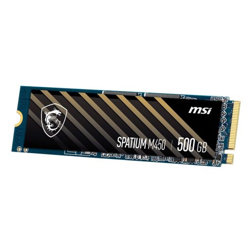 MSI Spatium M450 PCIe 4.0 NVMe M.2 500GB V1 PCI Express 4.0 3D NAND