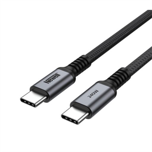 NEWELL USB-C - USB-C gyorstöltő kábel, 240W, 2m, minimum 30.000 töltés, 40 hónap garancia, E-marker chip