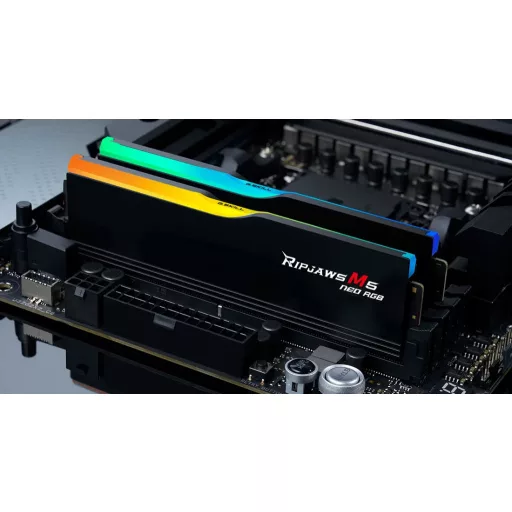 G.Skill Ripjaws M5 RGB F5-6000J2836G32GX2-RM5NRK 64 GB 2 x 32 GB DDR5 6000 MT/másodperc 288-pin DIMM