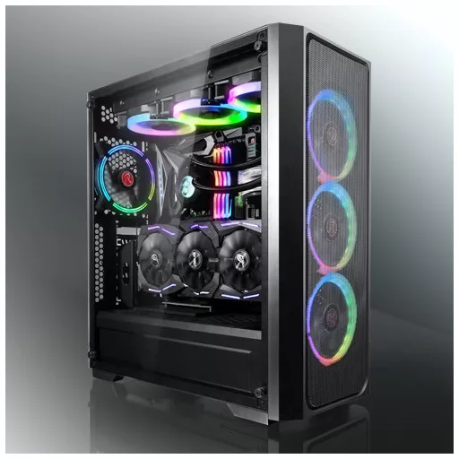 RAIJINTEK Ponos MS Midi Tower Fekete