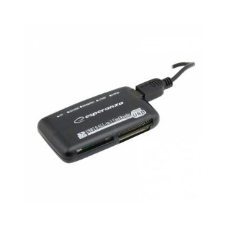 Esperanza EA117 kártyaolvasó USB 2.0 Fekete