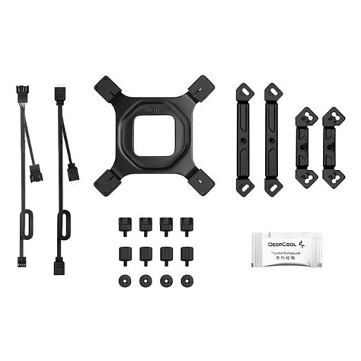 DeepCool AG620 BK ARGB V2 Chipset, Alaplap Hűtő 12 cm Fekete 1 db