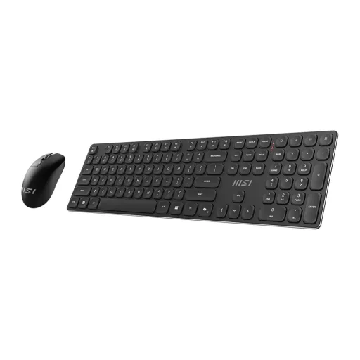 MSI FORGE K210 WIRELESS COMBO billentyűzet Egér mellékelve Otthoni/irodai USB Fekete