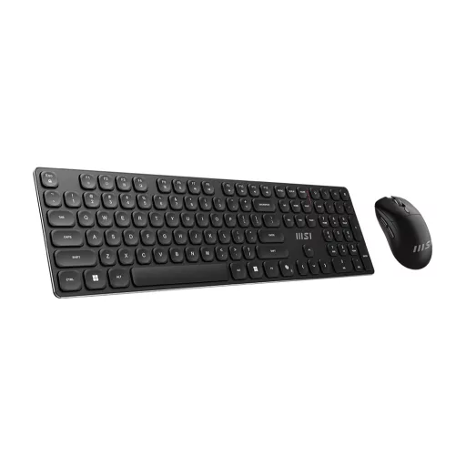 MSI FORGE K210 WIRELESS COMBO billentyűzet Egér mellékelve Otthoni/irodai USB Fekete