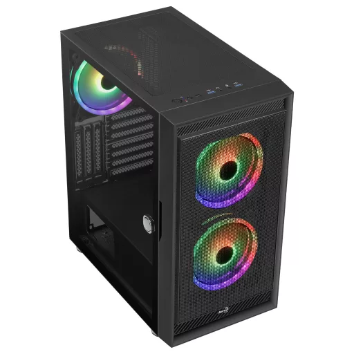 Aerocool Graphite V3 Midi Tower Fekete