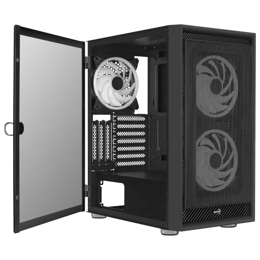 Aerocool Graphite V3 Midi Tower Fekete