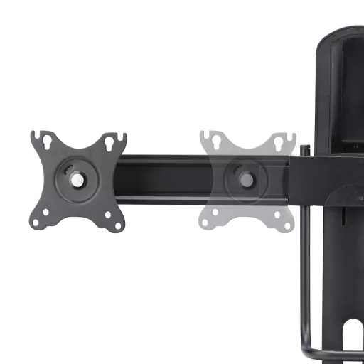 StarTech.com 2MC1S-MONITOR-STAND asztali TV konzol 68,6 cm (27") Fekete