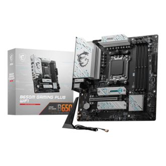 MSI B650M GAMING PLUS WIFI AMD B650 Socket AM5 Micro ATX