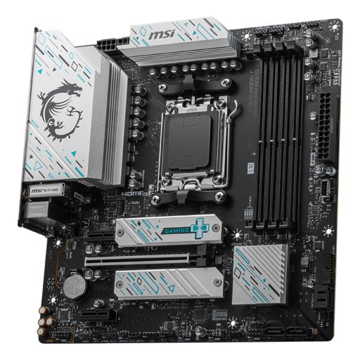 MSI B650M GAMING PLUS WIFI AMD B650 Socket AM5 Micro ATX