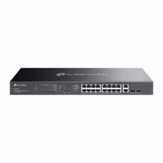   TP-Link Omada ES220GMP hálózati kapcsoló Vezérelt L2 Gigabit Ethernet (10/100/1000) Ethernet-áramellátás (PoE) támogatása Fekete