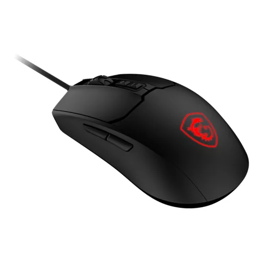 MSI FORGE GM100 egér Játék Kétkezes USB A típus Optikai 6400 DPI