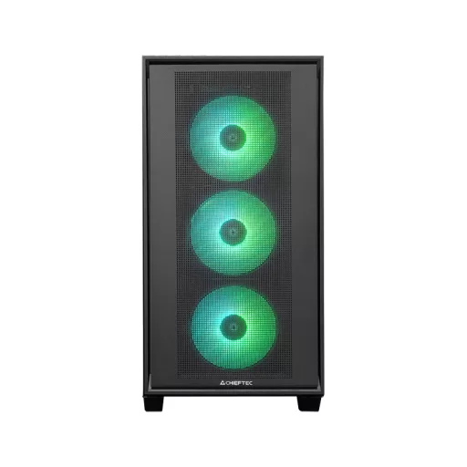 Chieftec GS-03B-OP Midi Tower Fekete