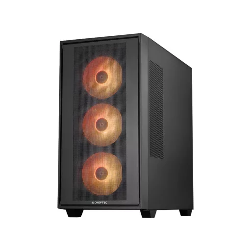 Chieftec GS-03B-OP Midi Tower Fekete