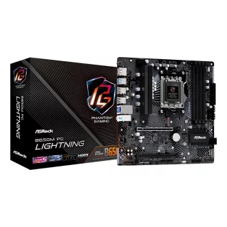 Asrock B650M PG Lightning AMD B650 Socket AM5 Micro ATX