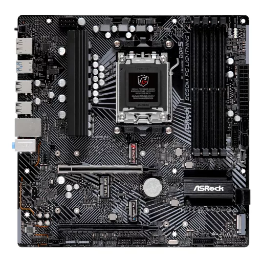 Asrock B650M PG Lightning AMD B650 Socket AM5 Micro ATX