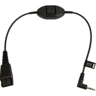 Jabra 8800-00-55 audio kábel 0,3 M QD 2.5mm jack Fekete