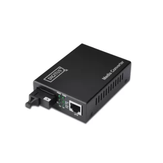   Digitus DN-82122 hálózati média konverter 1000 Mbit/s 1310 nm Single-mode Fekete