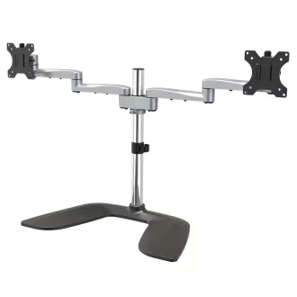   StarTech.com ARMDUALSS asztali TV konzol 81,3 cm (32") Fekete, Ezüst