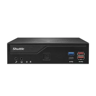   Shuttle DH770 PC/munkaállomás alapgép 1,35 liter méretű számítógép Fekete Intel H770 LGA 1700