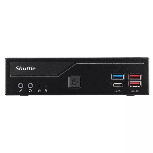 Shuttle DH770 PC/munkaállomás alapgép 1,35 liter méretű számítógép Fekete Intel H770 LGA 1700