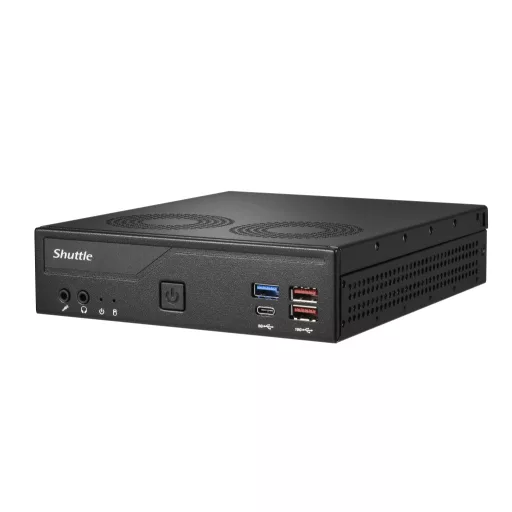 Shuttle DH770 PC/munkaállomás alapgép 1,35 liter méretű számítógép Fekete Intel H770 LGA 1700
