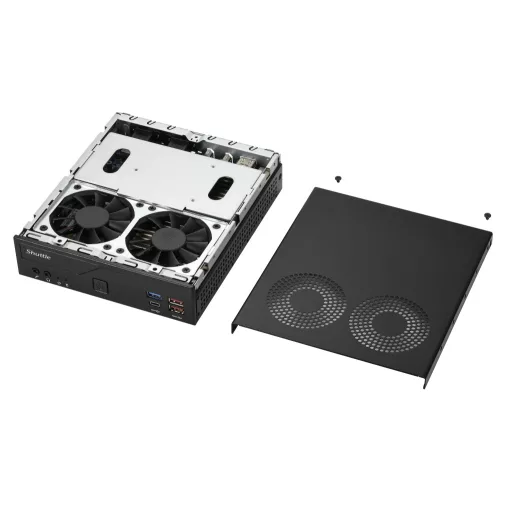 Shuttle DH770 PC/munkaállomás alapgép 1,35 liter méretű számítógép Fekete Intel H770 LGA 1700