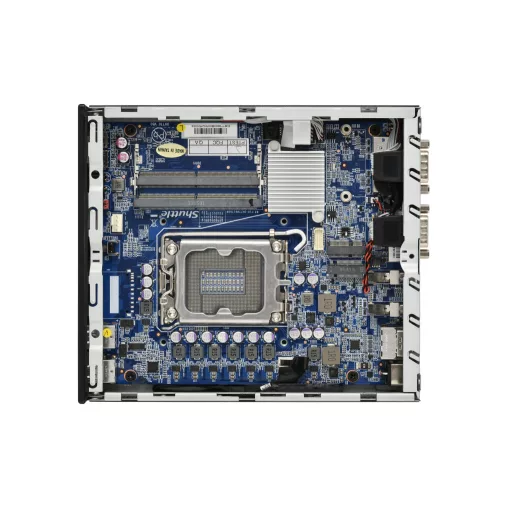 Shuttle DH770 PC/munkaállomás alapgép 1,35 liter méretű számítógép Fekete Intel H770 LGA 1700