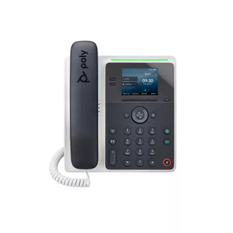   HP Poly Edge E100 IP Phone and PoE-enabled IP telefon Fekete IPS