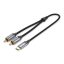 Vention USB-C to 2RCA male audio cable, 1m
