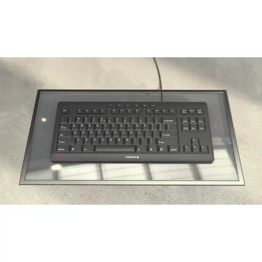 CHERRY STREAM KEYBOARD TKL billentyűzet Univerzális USB QWERTY Angol Fehér