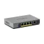 NETGEAR GS105EP Beállítást nem igénylő (unmanaged) Gigabit Ethernet (10/100/1000) Ethernet-áramellátás (PoE) támogatása Szürke