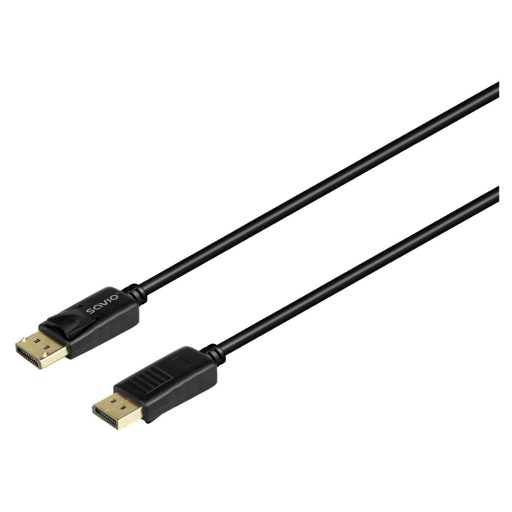 Savio CL-206 DisplayPort kábel 3 M Fekete
