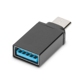   Digitus AK-300506-000-S csatlakozó átlakító USB C USB A Fekete