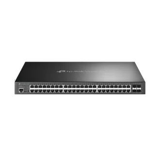   TP-Link Omada SG3452XP hálózati kapcsoló Vezérelt L2+ Gigabit Ethernet (10/100/1000) Ethernet-áramellátás (PoE) támogatása 1U Fekete