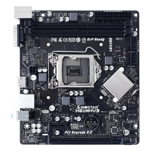 Biostar H61MHV3 Intel® H61 LGA 1155 (Socket H2) Micro ATX