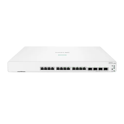 HPE Aruba Networking Networking Instant On Switch 12p 10GBT 4p SFP+ 1960 Vezérelt L2+ 10G Ethernet (100/1000/10000) 1U Fehér