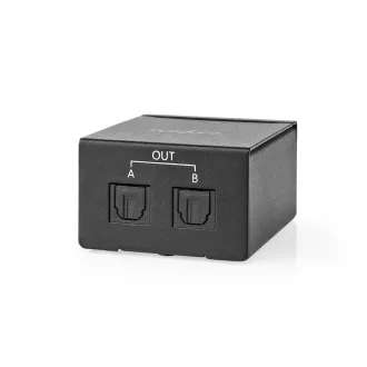 Nedis ASPL2512BK audio elosztó Fekete