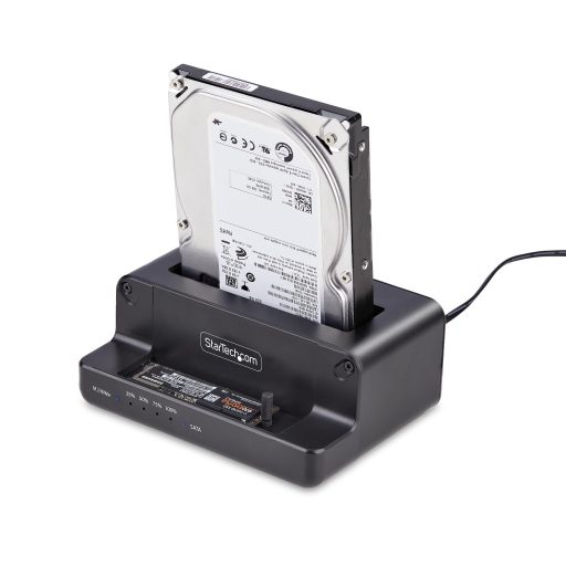 StarTech.com N2-M2-SSD-DUPLICATOR duplikátor HDD/SSD másoló Fekete 1 másolatok