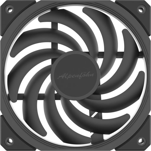 Alpenföhn JetStream Slim 12 cm Fekete 1 db