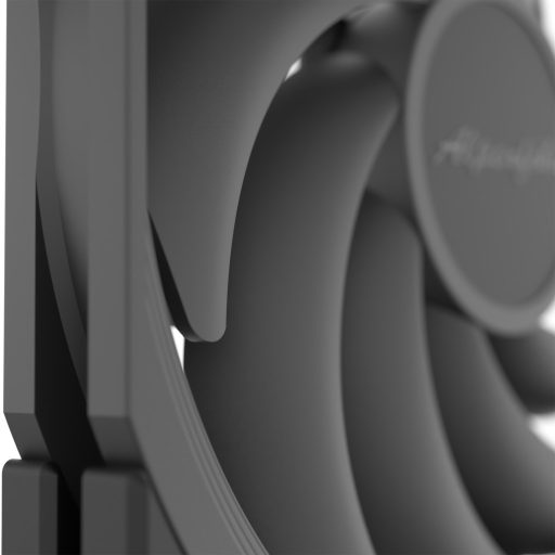 Alpenföhn JetStream Slim 12 cm Fekete 1 db