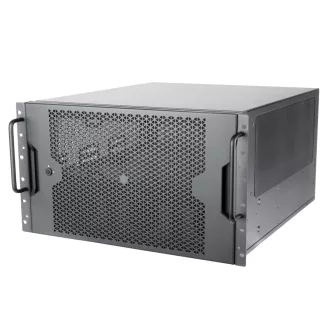 Silverstone RM61-312 Rack Fekete