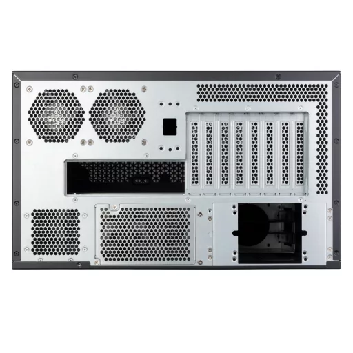 Silverstone RM61-312 Rack Fekete